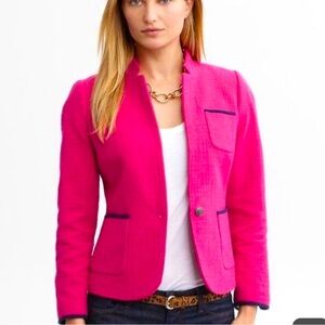 Hot pink classy schoolboy blazer - NWOT